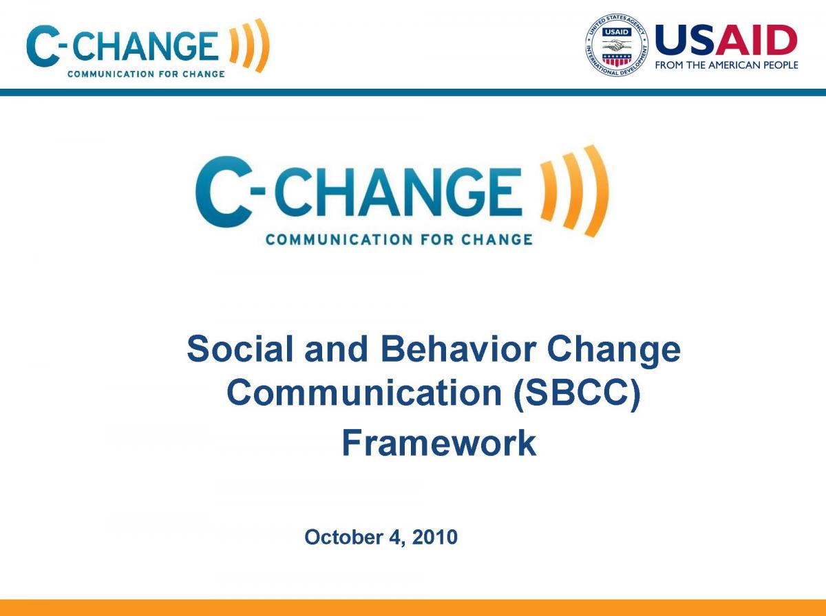 C-Change SBCC Framework