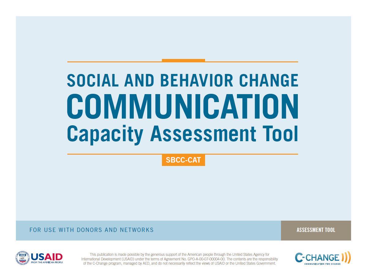 SBCC CAT for  Donors and Networks