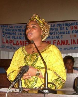 First Lady Marie Kabila of DR Congo addresses Family Planning Conference